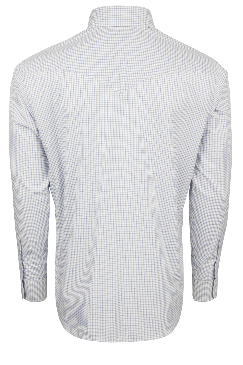 Pinto Ranch YY Collection Button-Front Shirt - Periwinkle