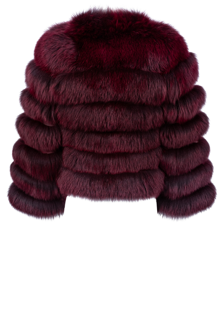 Pinto Ranch Burgundy Bordo Fur Jacket