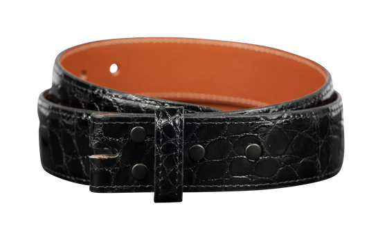 Chacon 1.5" Alligator Straight Cut Belt Strap