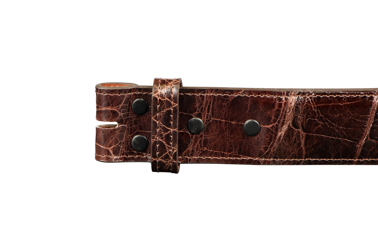 Chacon 1.5" Alligator Straight Cut Belt Strap