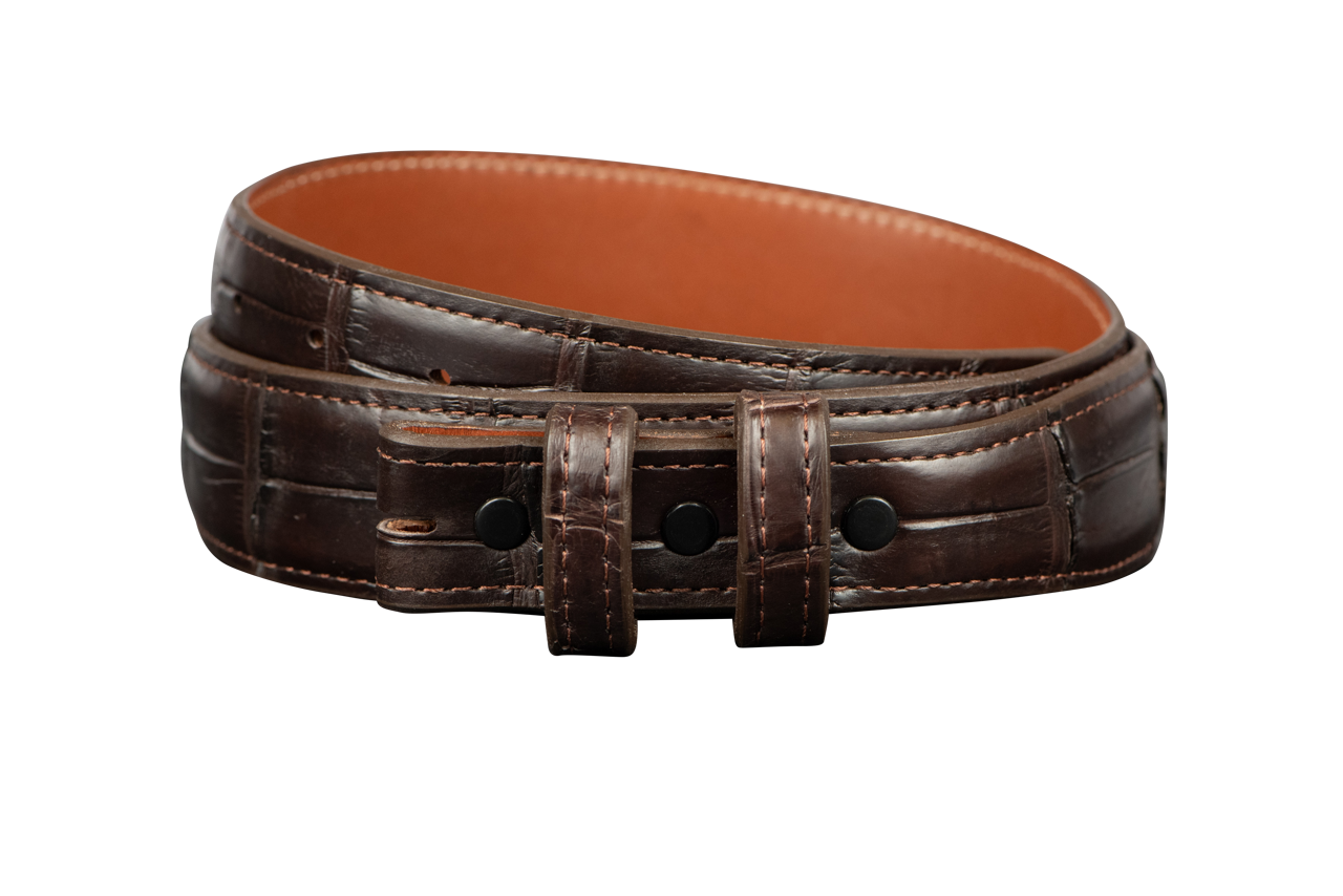 Chacon 1.25" Alligator Tapered Belt Strap