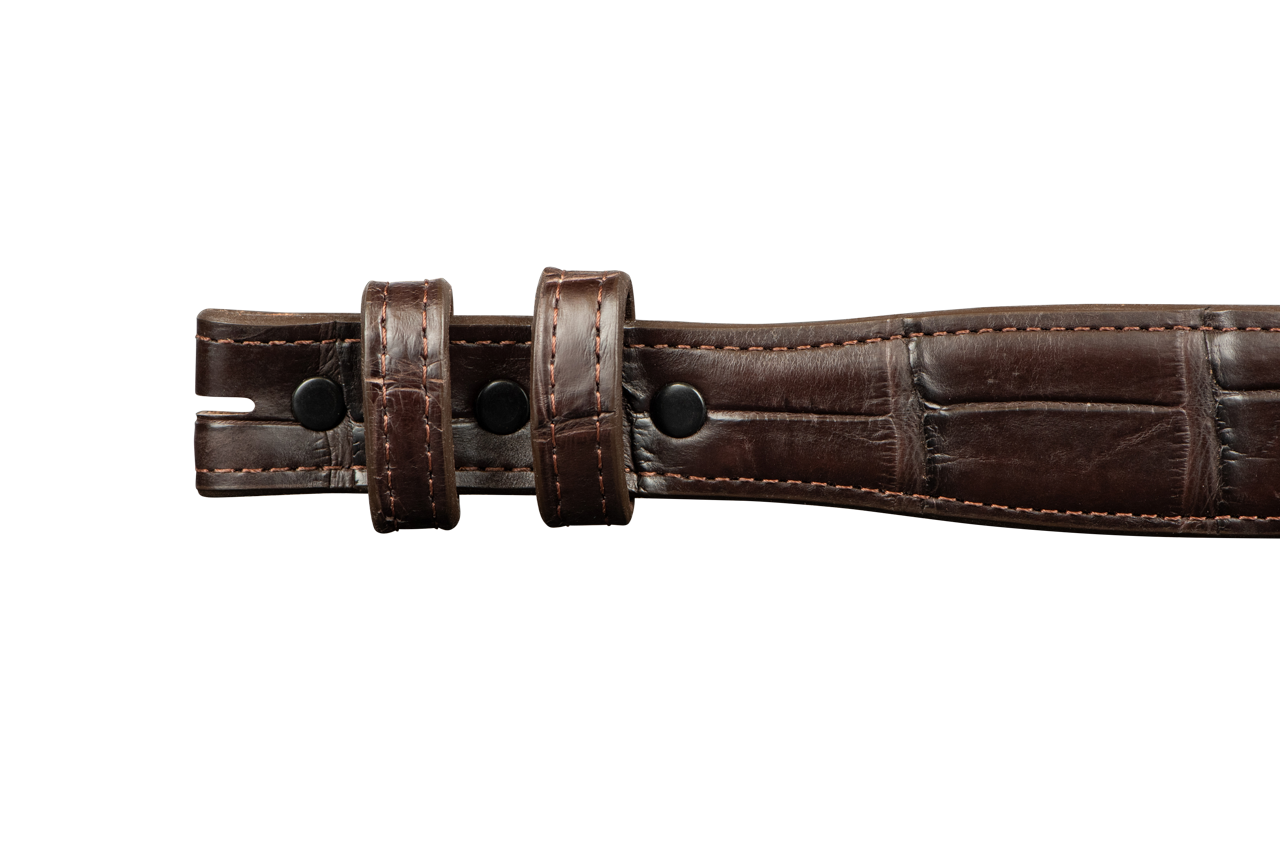 Chacon 1.25" Alligator Tapered Belt Strap