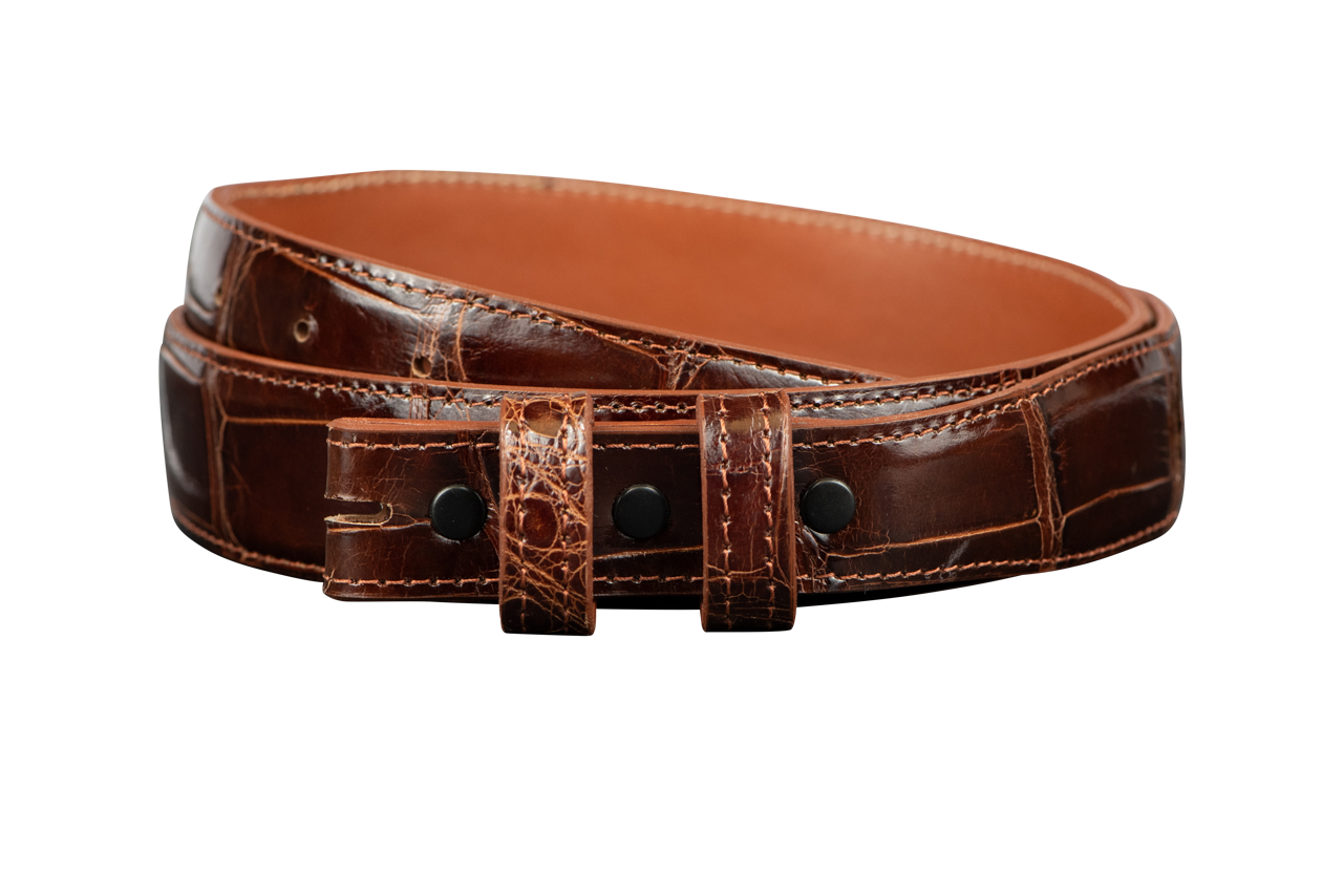 Chacon 1.25" Alligator Tapered Belt Strap