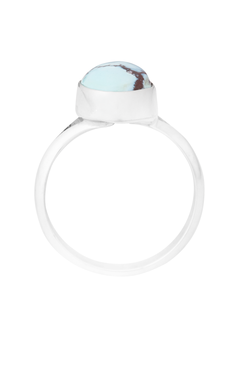 Sterling Silver Matrix Turquoise Ring 2