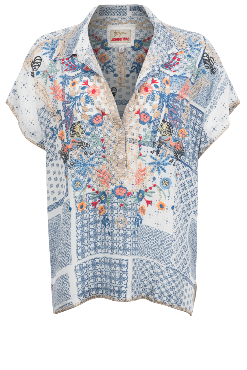 Johnny Was Masquarade Blouse