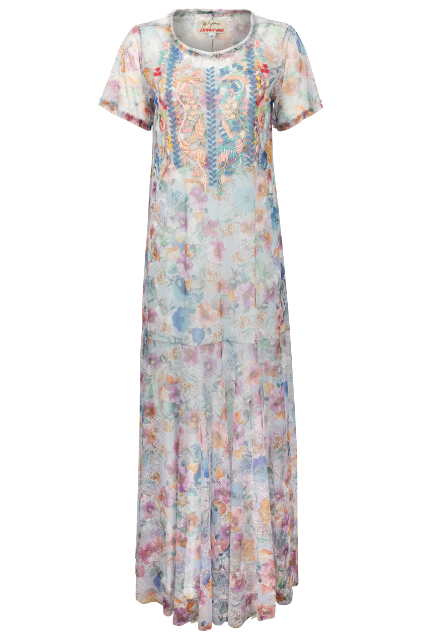 Johnny Was Flora Dancer Western Maxi Dress Pinto Ranch