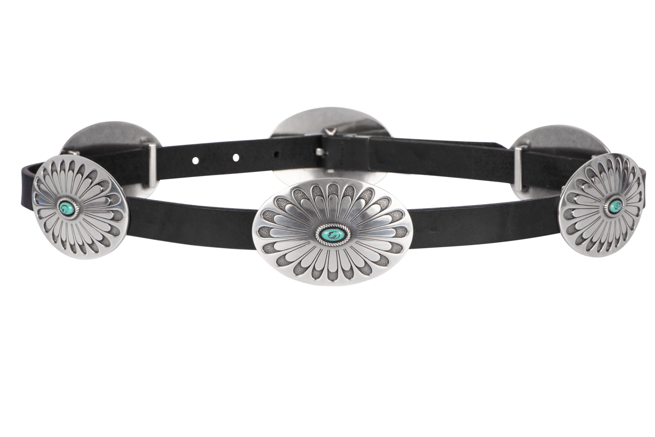 Tony Lama Western Blackbird Concho Belt | Pinto Ranch