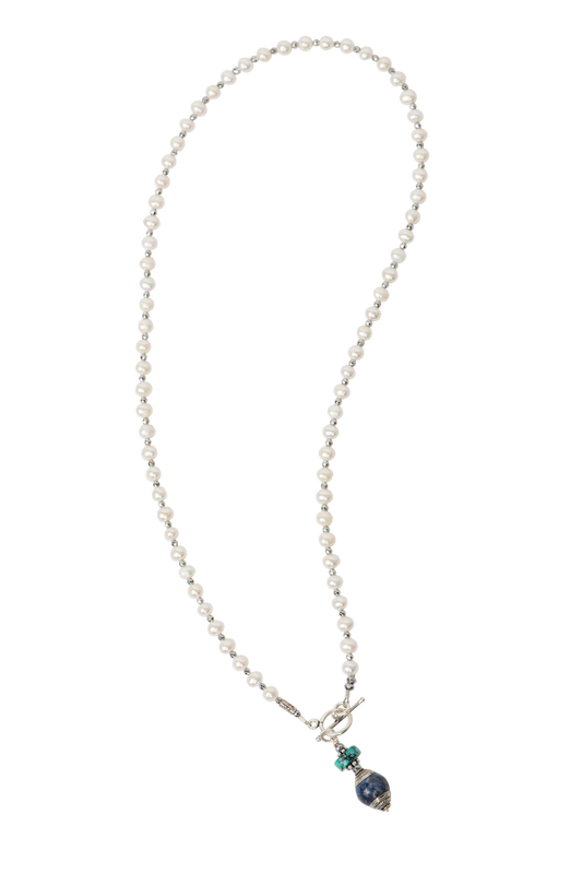 Breathe Deep Not Your Mothers Pearl Necklace