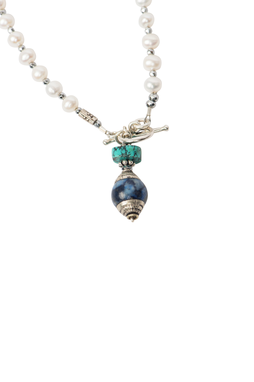 Breathe Deep Not Your Mothers Pearl Necklace