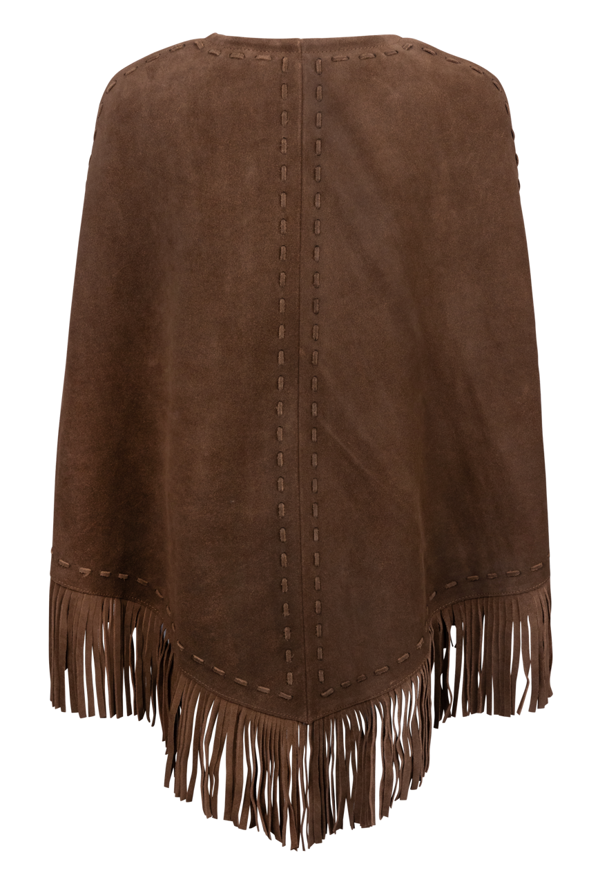 Western and Co. Blue Skies Ahead Suede Cape