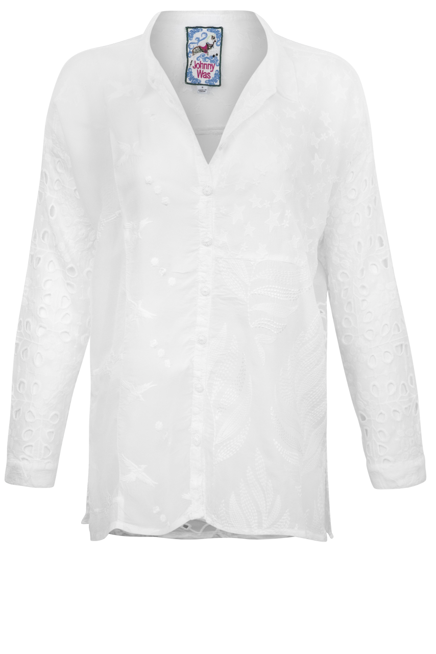 Johnny Was Rochelle Button Up Blouse