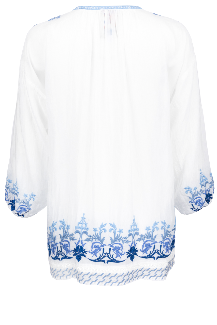 Johnny Was Embroidered Margot Blouse