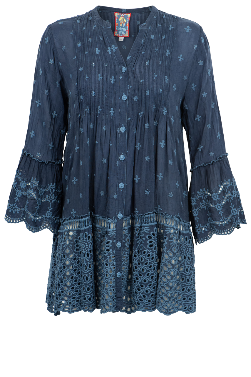 Johnny Was Manchengo Tunic Blouse