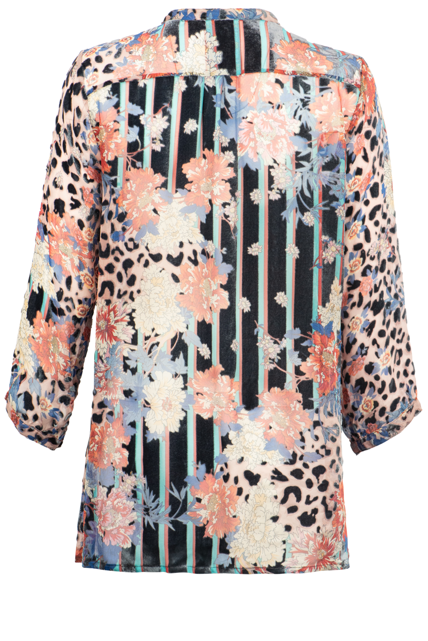 Johnny Was Ontari Burnout Tunic Top