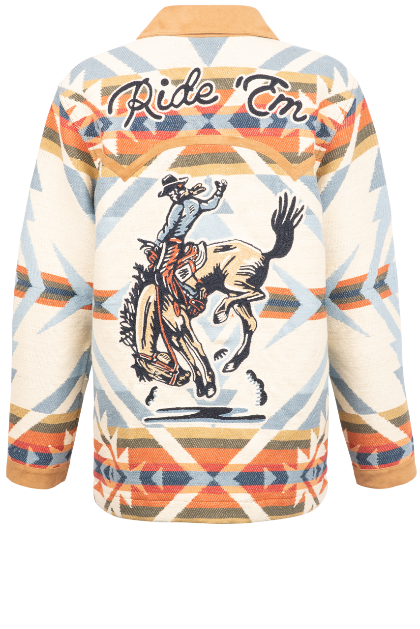 Double D Ranch Bronco Blanket Jacket