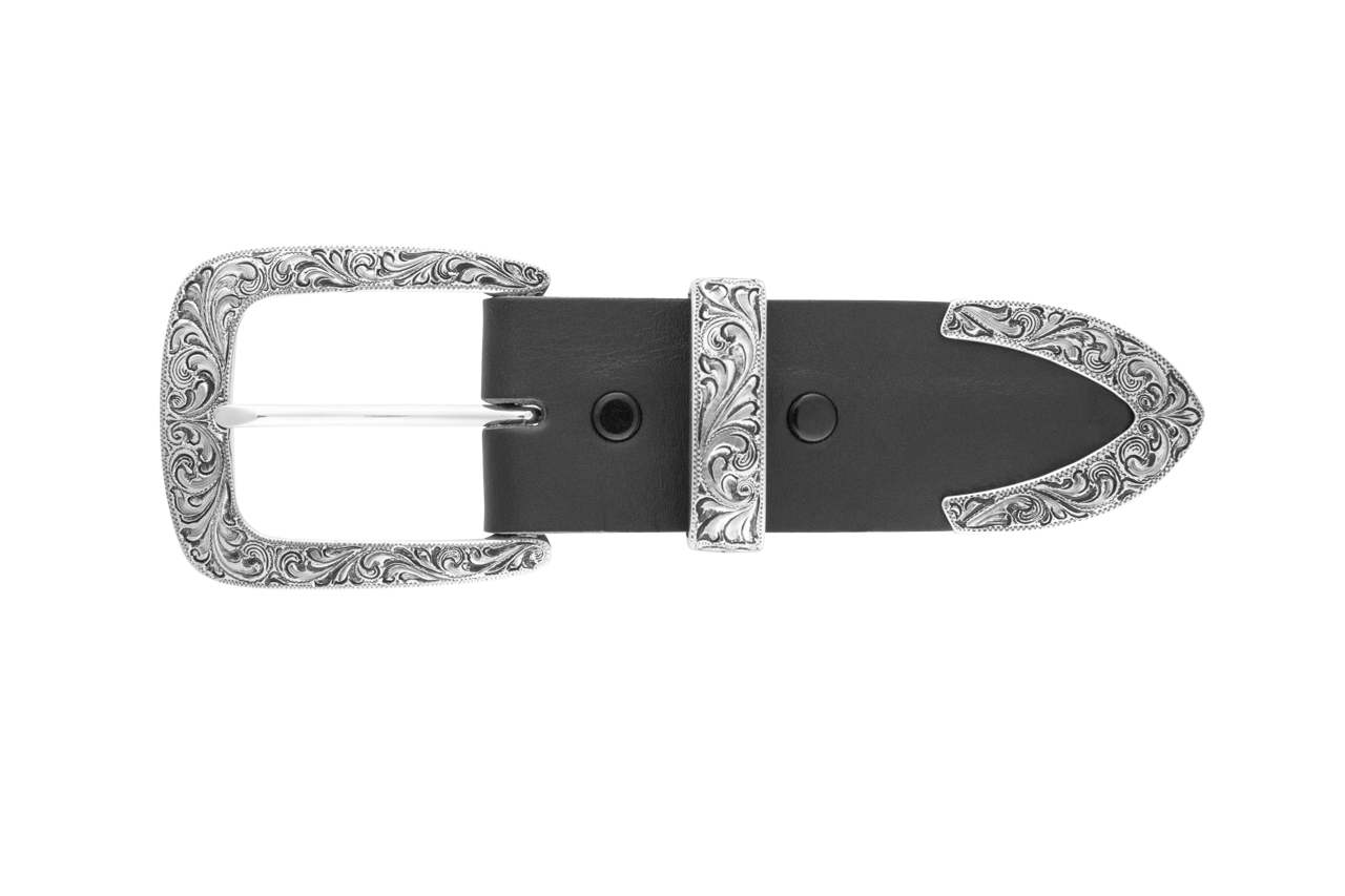 Chacon Caliente Engraved 1.5" Buckle Set