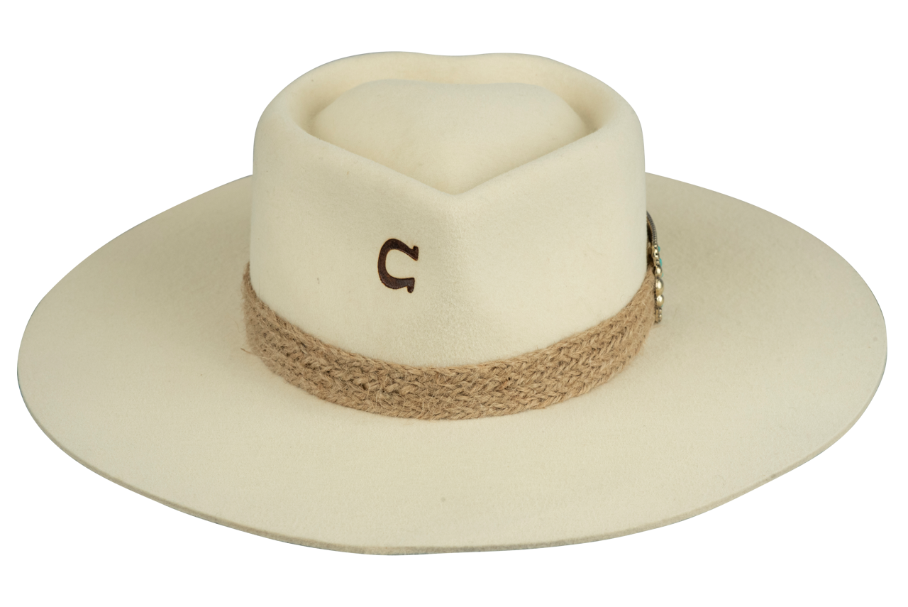 Charlie 1 Horse Fling Hat - Ivory