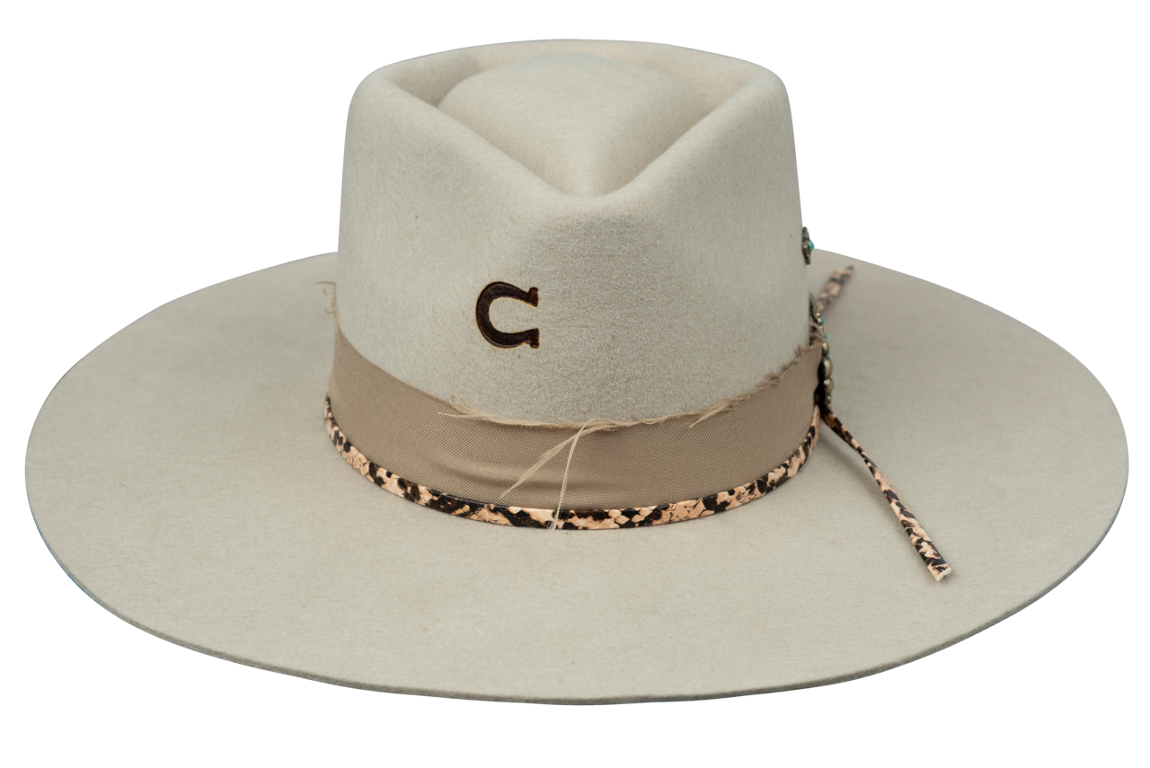 Charlie 1 Horse Spearpoint Hat - Silverbelly