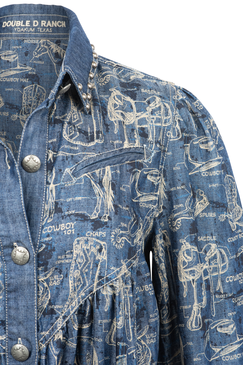 Double D Ranch Cowboy 101 Dress