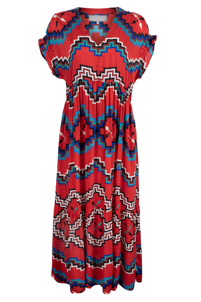 Double D Ranch Fire Weaver Maxi Dress