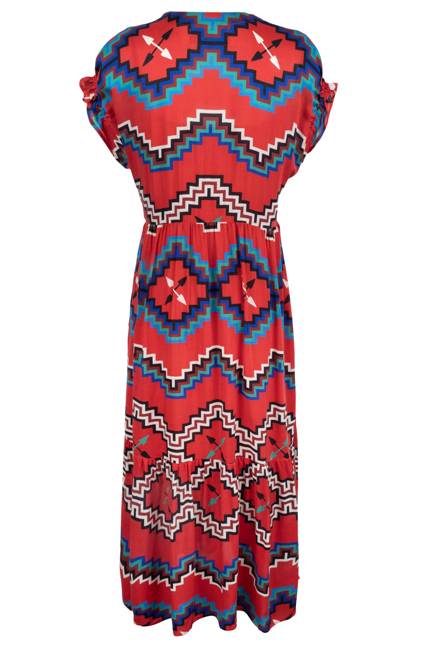 Double D Ranch Fire Weaver Maxi Dress