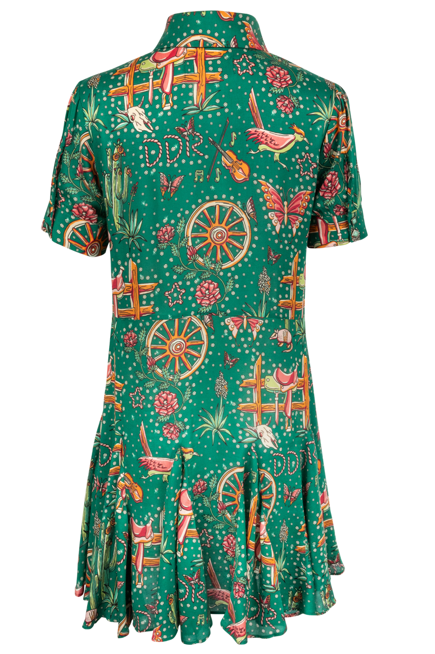 Double D Ranch Rhinestone Suits and Cowboy Boots Dress