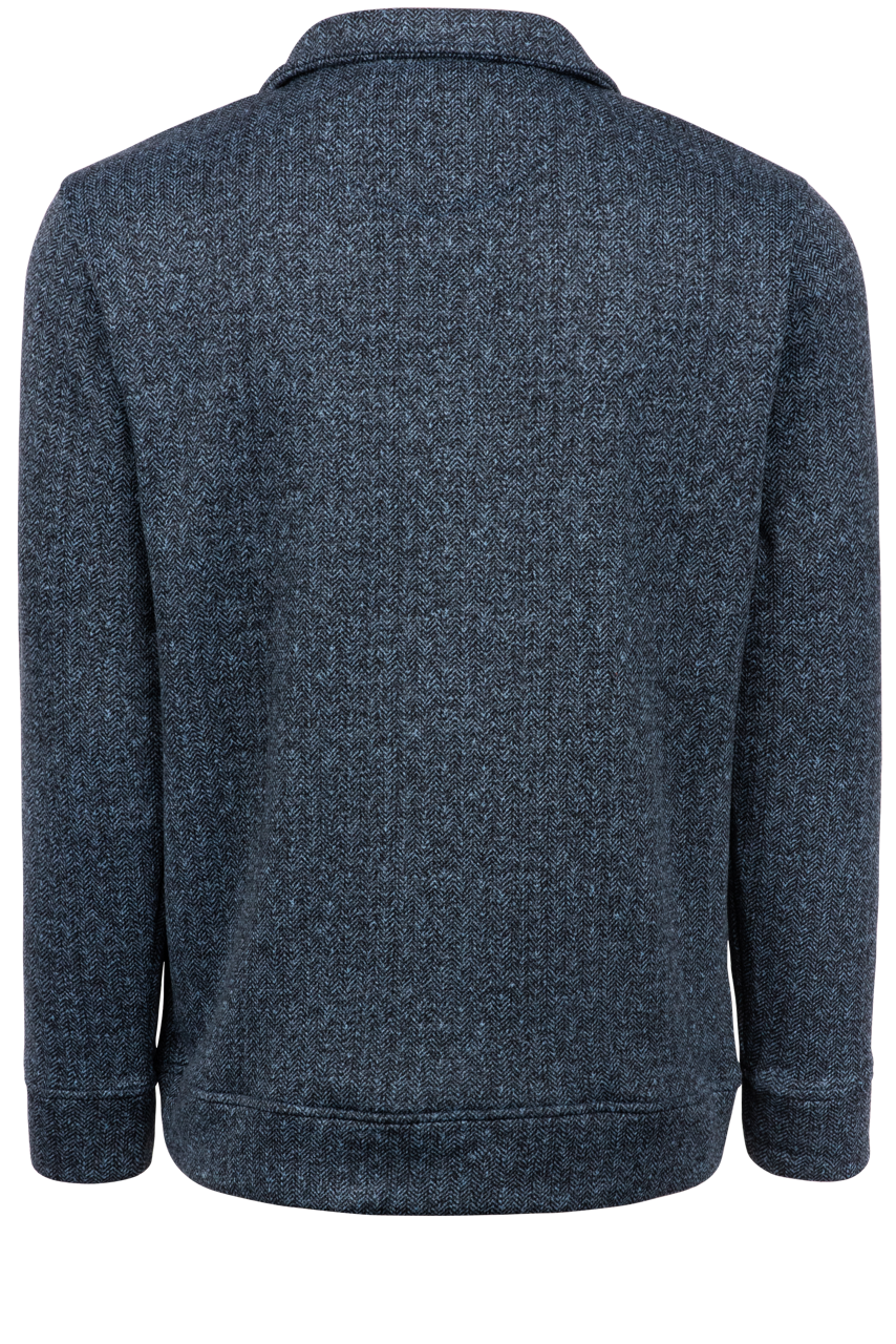True Grit Herringbone Fleece Sweater