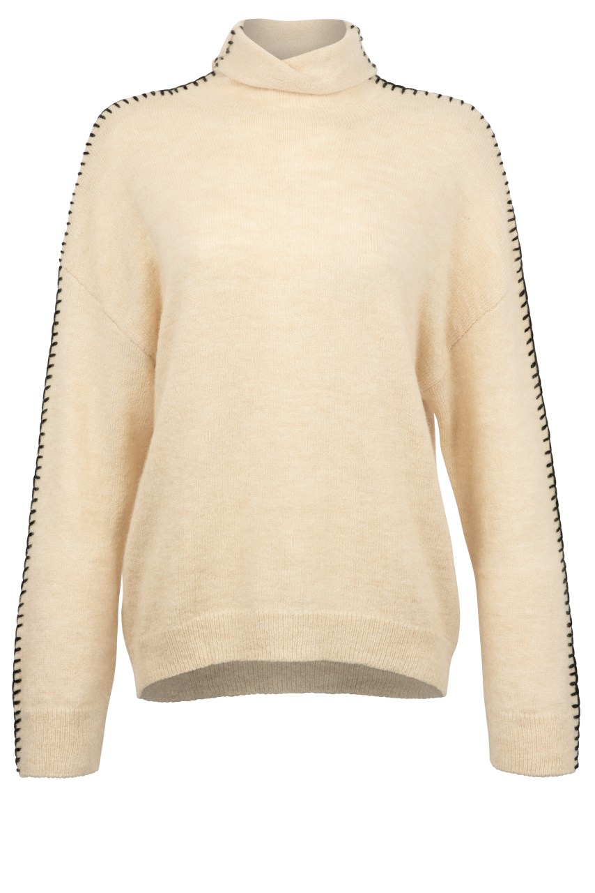 Dylan Daisy Blanket Stitch Sweater