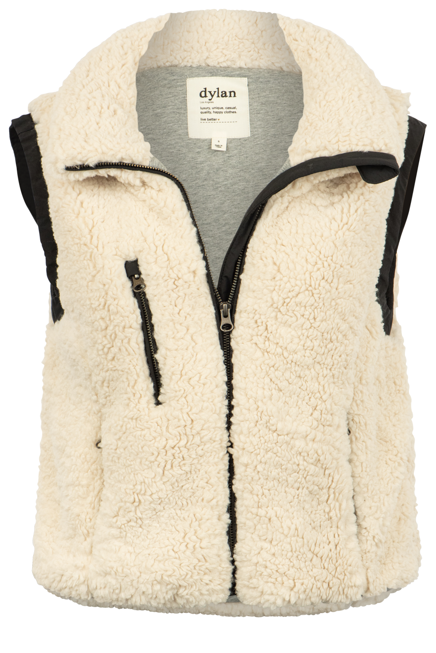 Dylan sherpa vest discount