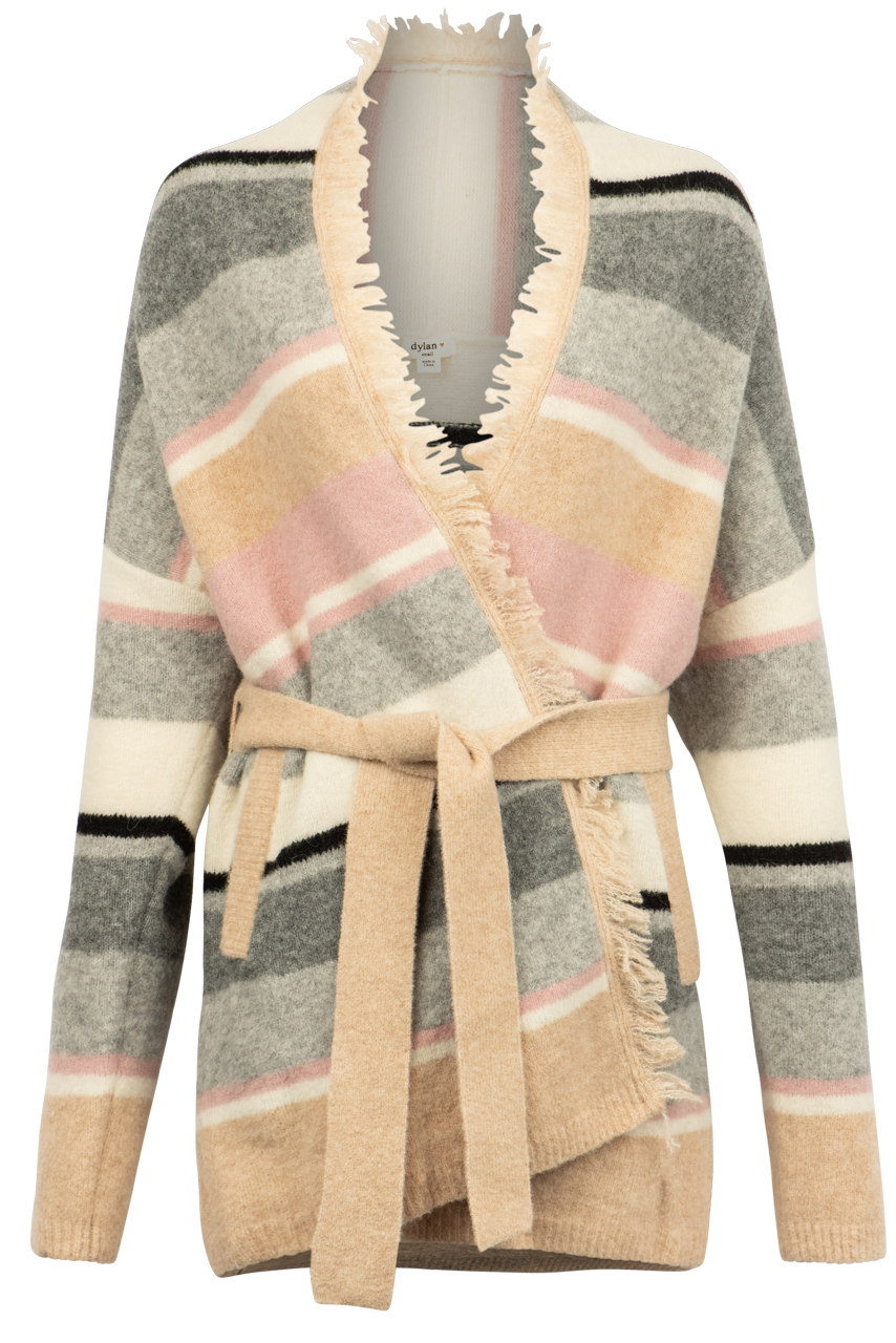 Dylan Fringe Cardigan Sweater