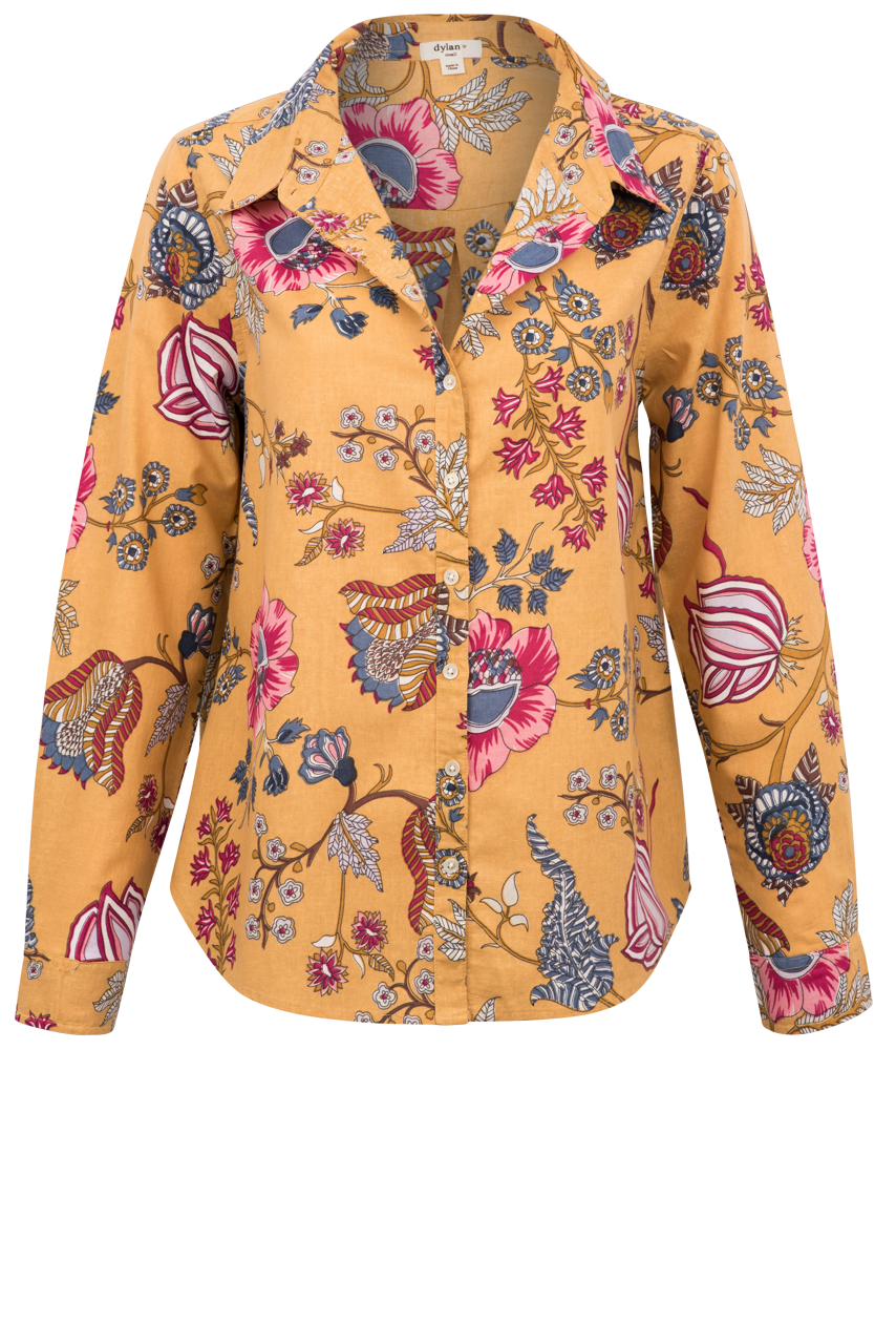 Dylan Floral Linen Shirt