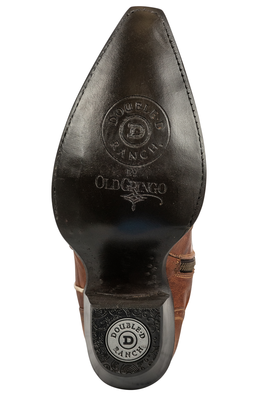 Double D by Old Gringo Longhorn Cowgirl Boots - Brown