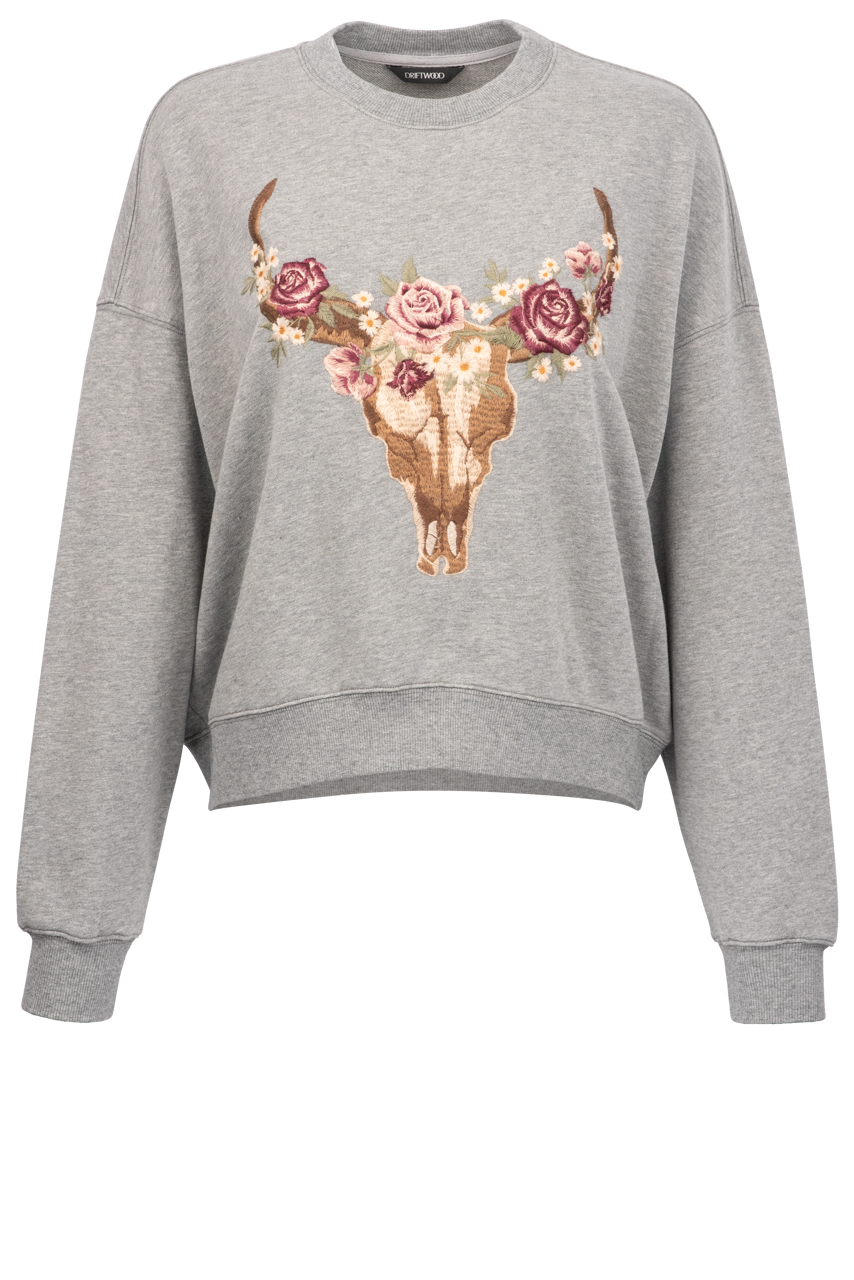 Driftwood Teddy Rose Sweatshirt