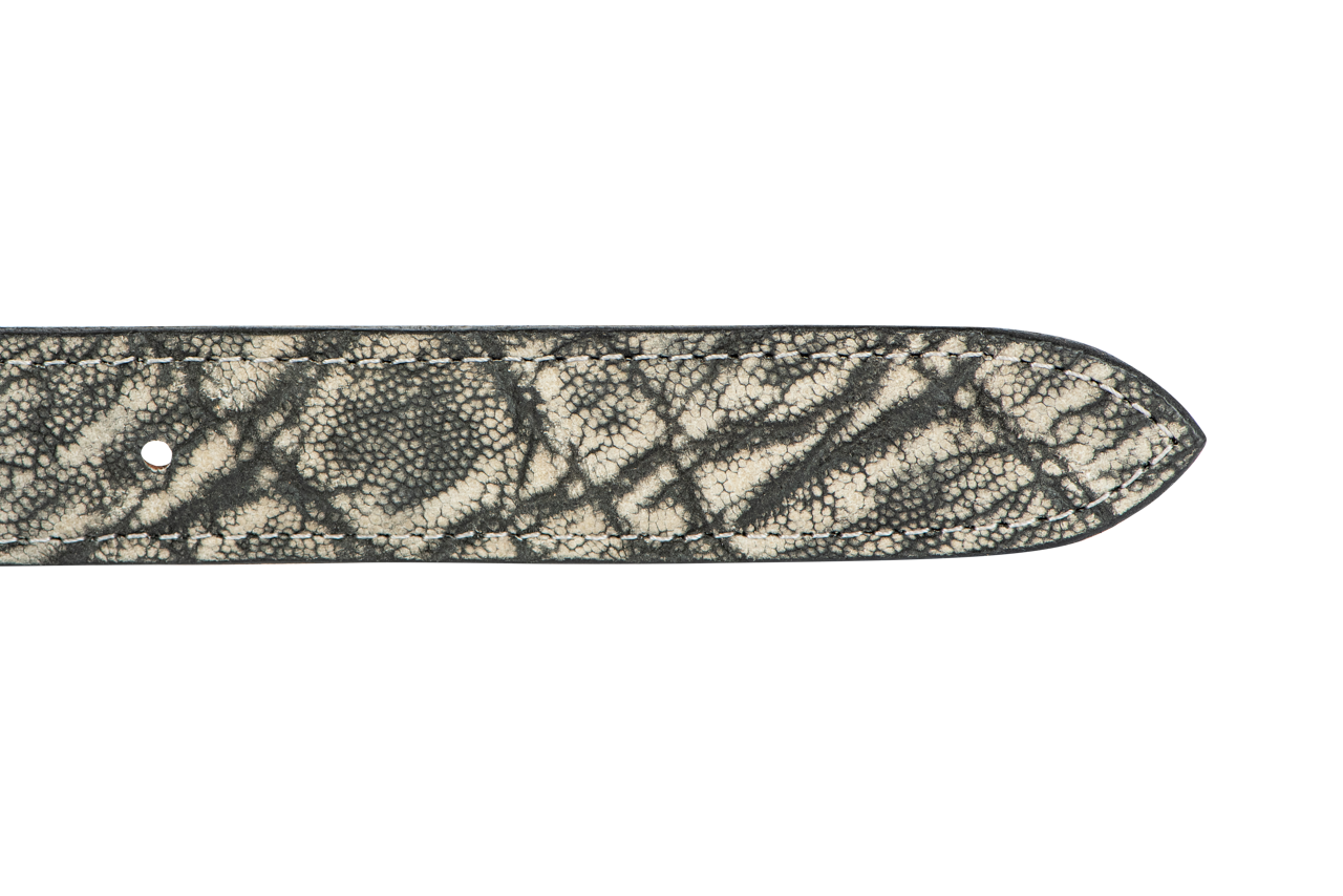 Chacon 1.25" Elephant Tapered Belt Strap - Granite