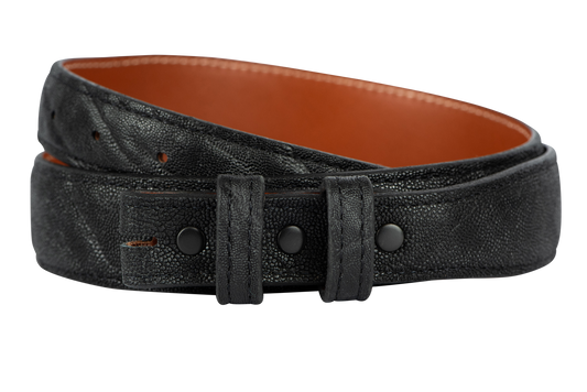 Chacon 1.25" Elephant Tapered Belt Strap - Black