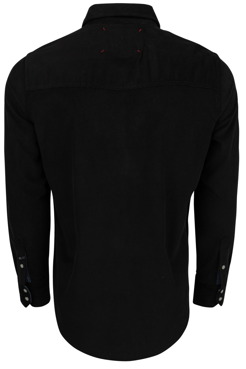 Robert Graham Wyatt Button-Front Shirt - Black