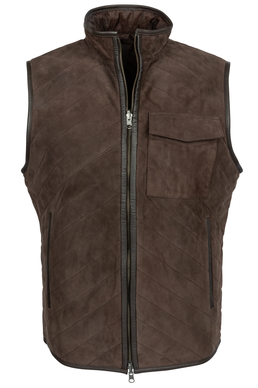 Robert Graham Cauthorne Leather Vest