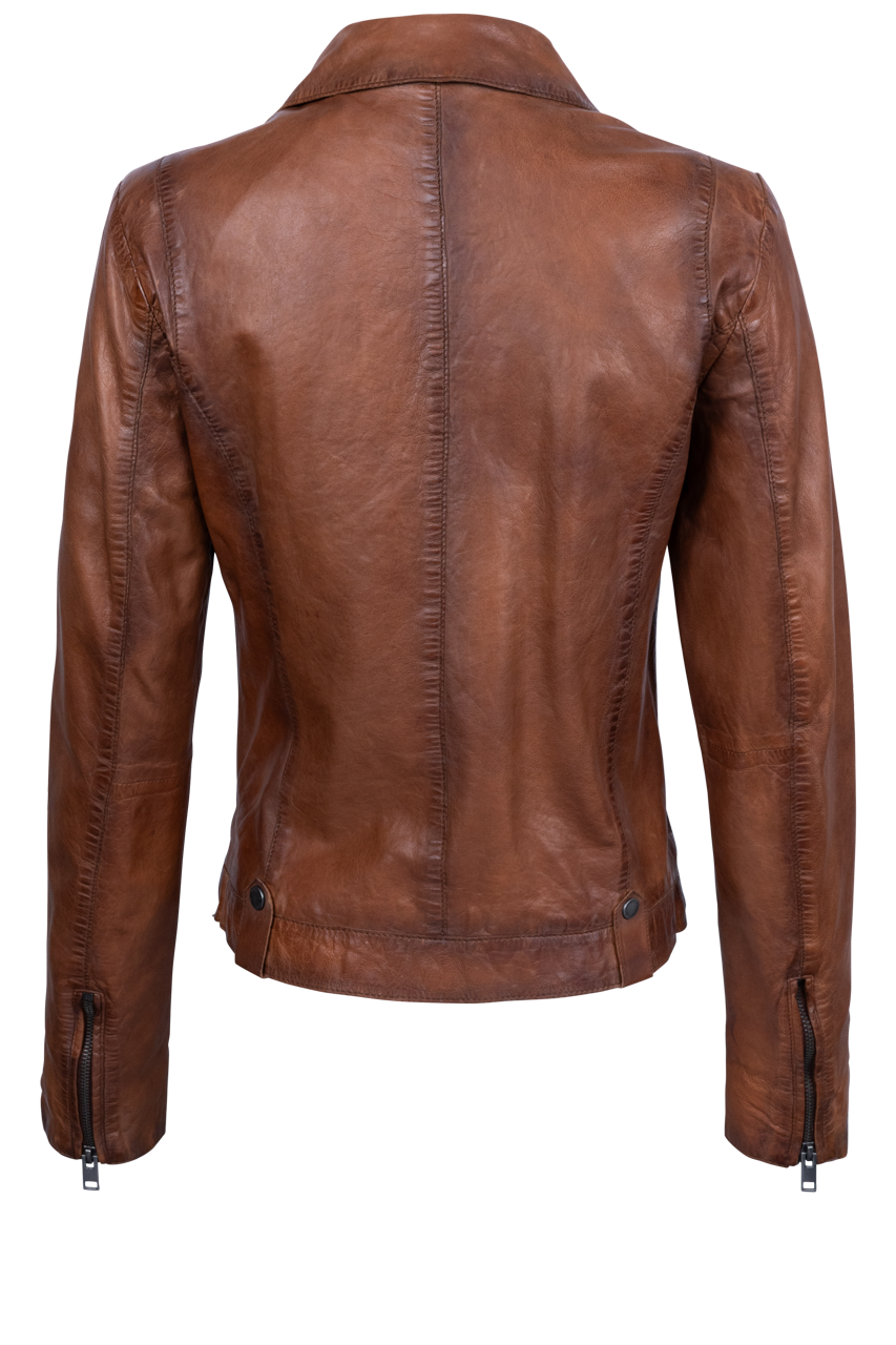 Mauritius Fayola Cognac Leather Jacket