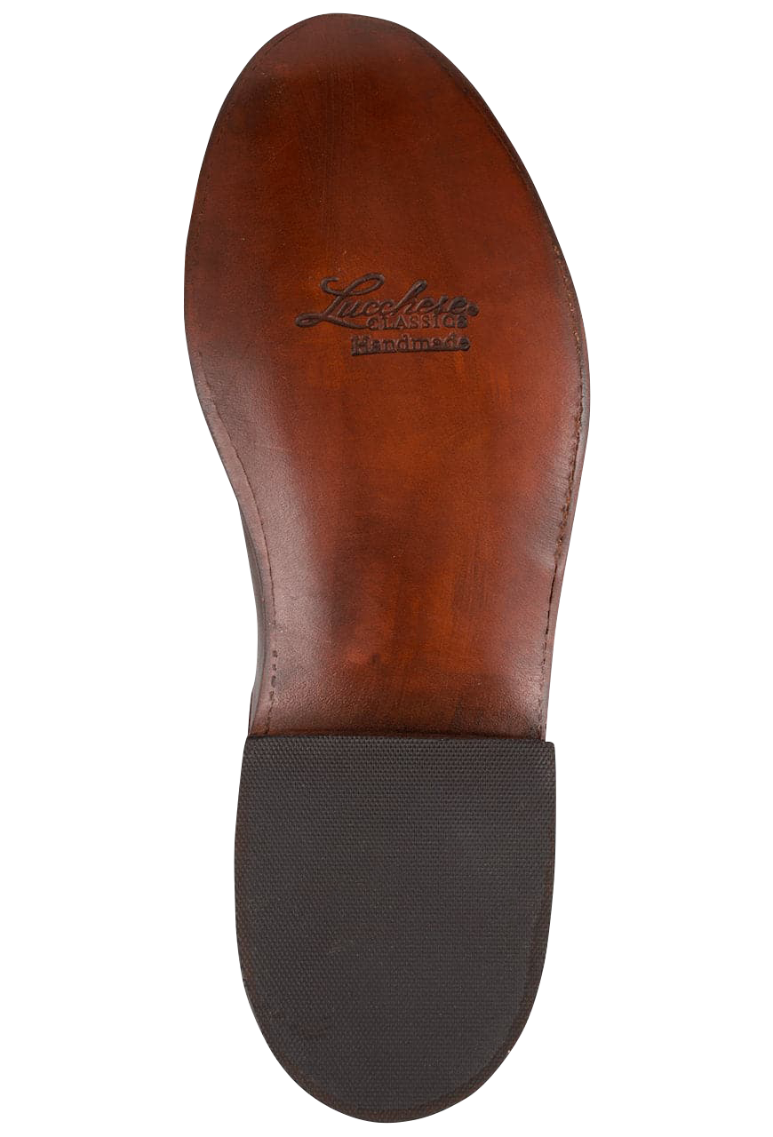 Lucchese Men's Baby Buffalo Roper Boots - Whiskey Brown