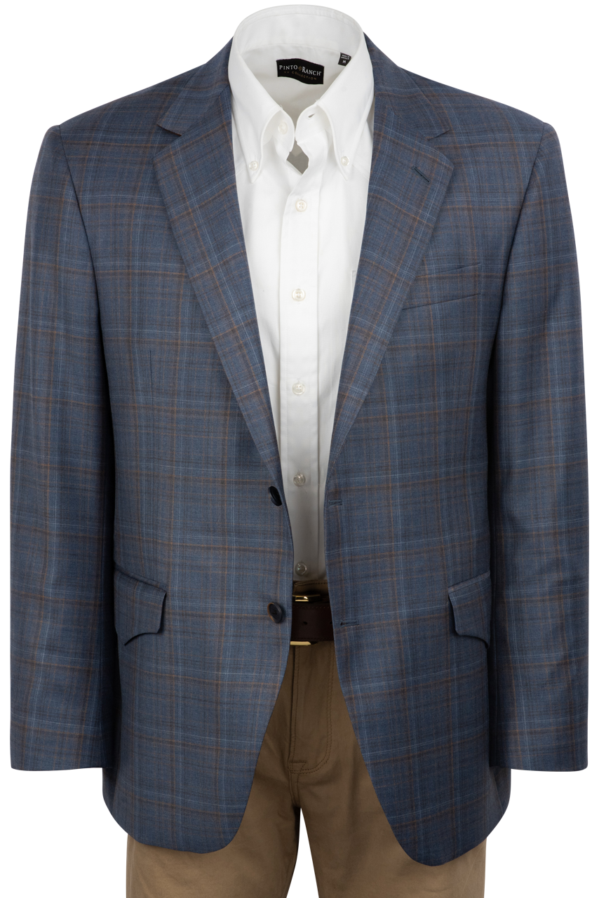 Coppley Blue Plaid Sport Coat