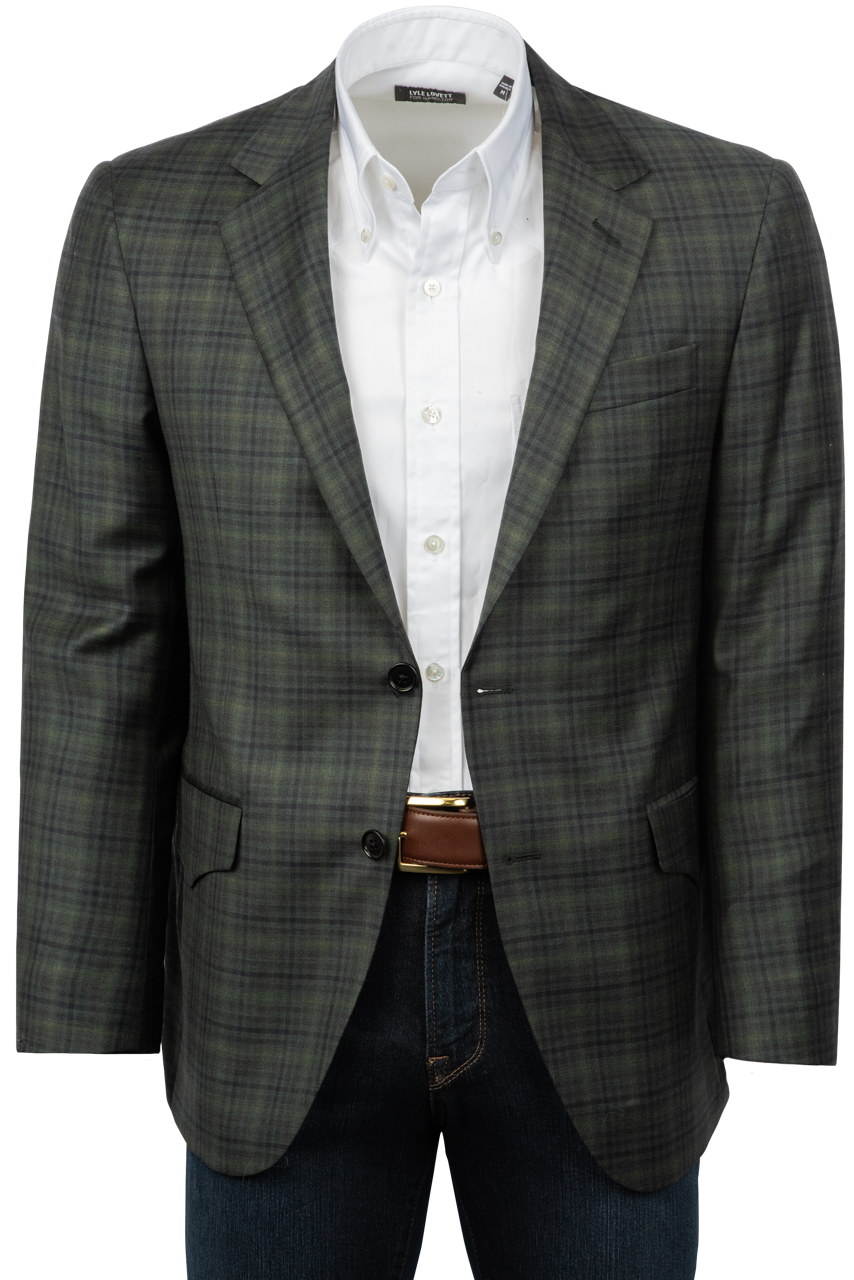 Pinto Ranch Green Plaid Sport Coat