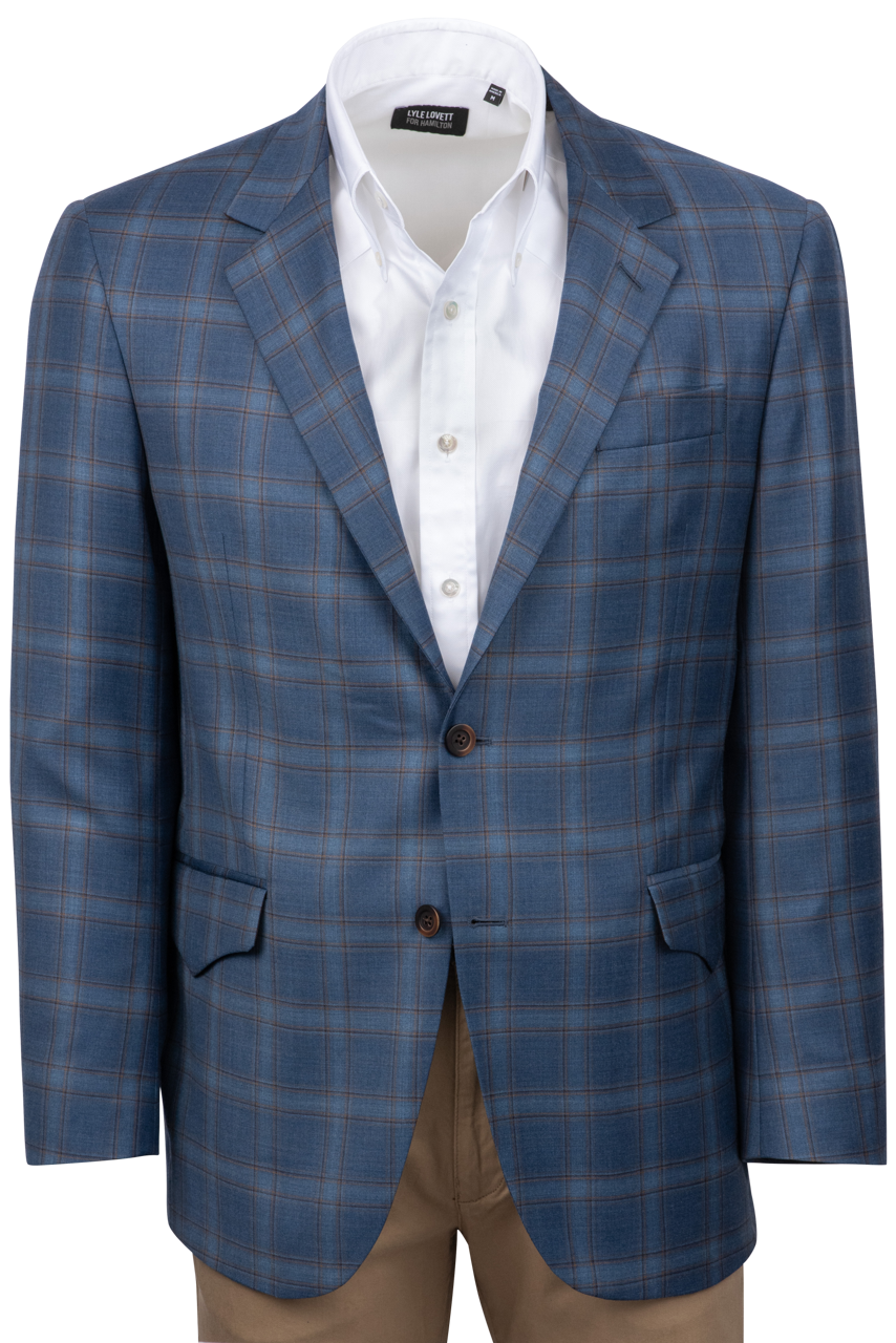 Pinto Ranch Blue Plaid Sport Coat