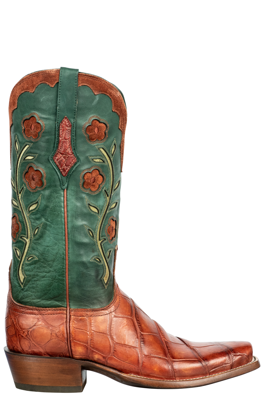 Lucchese giant 2025 alligator boots