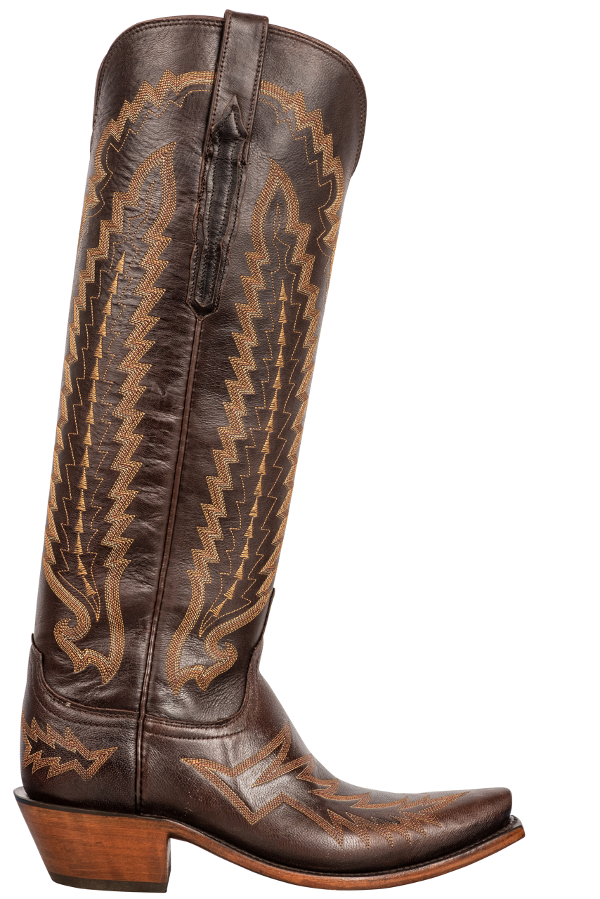 Lucchese Priscilla Cowgirl Boots Brown