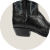 Tony Lama Lizard Cowboy Boots - Midnight Black
