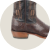 Rios of Mercedes Python Cowboy Boots - Chocolate