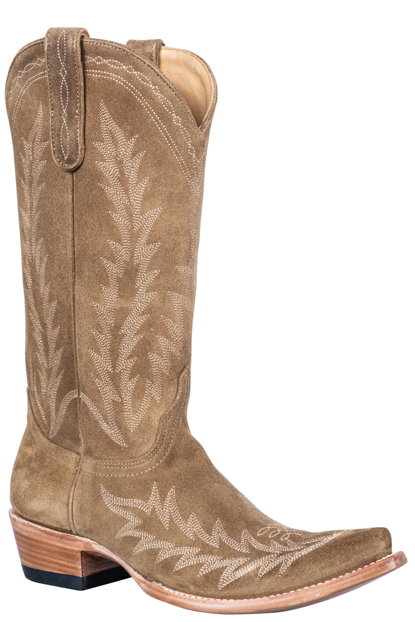 Old Gringo Women's Suede Dutton Cowgirl Boots - Tan