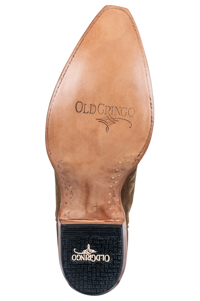 Old Gringo Women's Suede Dutton Cowgirl Boots - Tan