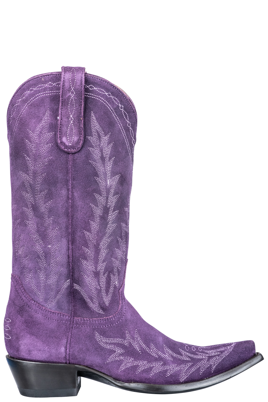 Old Gringo Women s Suede Dutton Cowgirl Boots Purple