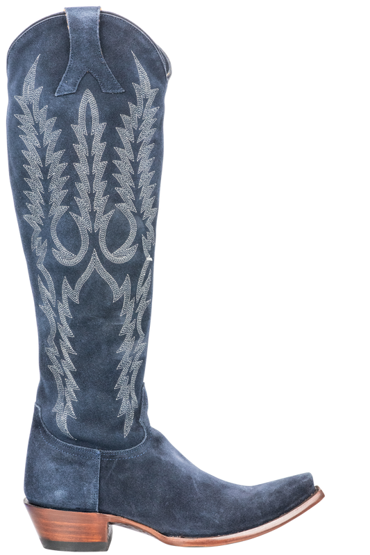 Old Gringo Suede Mayra Cowgirl Boots - Navy